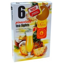 Sviečka čaj  6ks, pinacolada