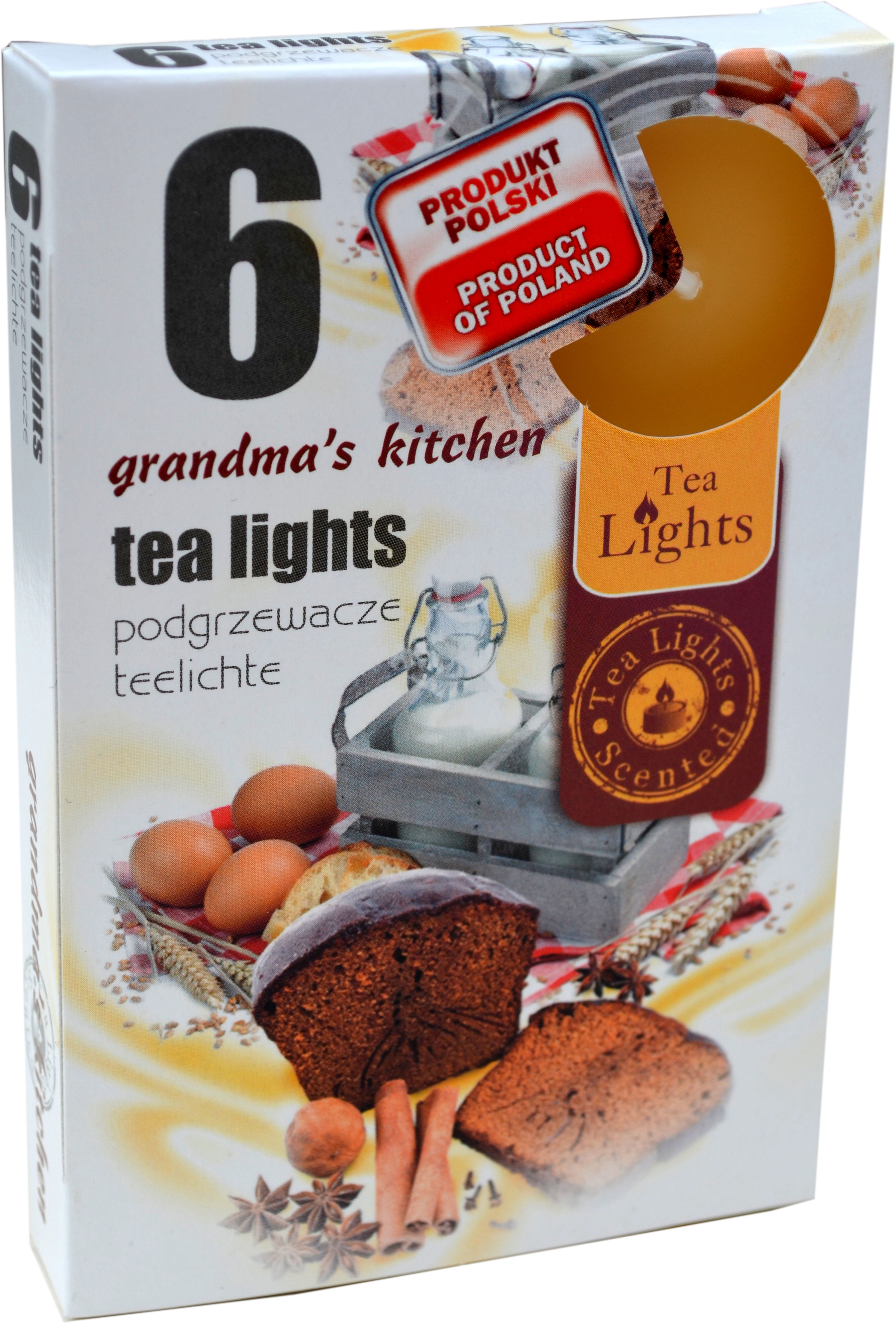 Sviečka čaj  6ks, fresh ground  coffe
