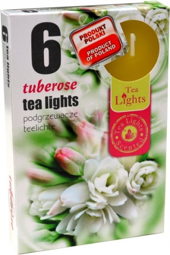 Sviečka čaj  6ks, tuberose